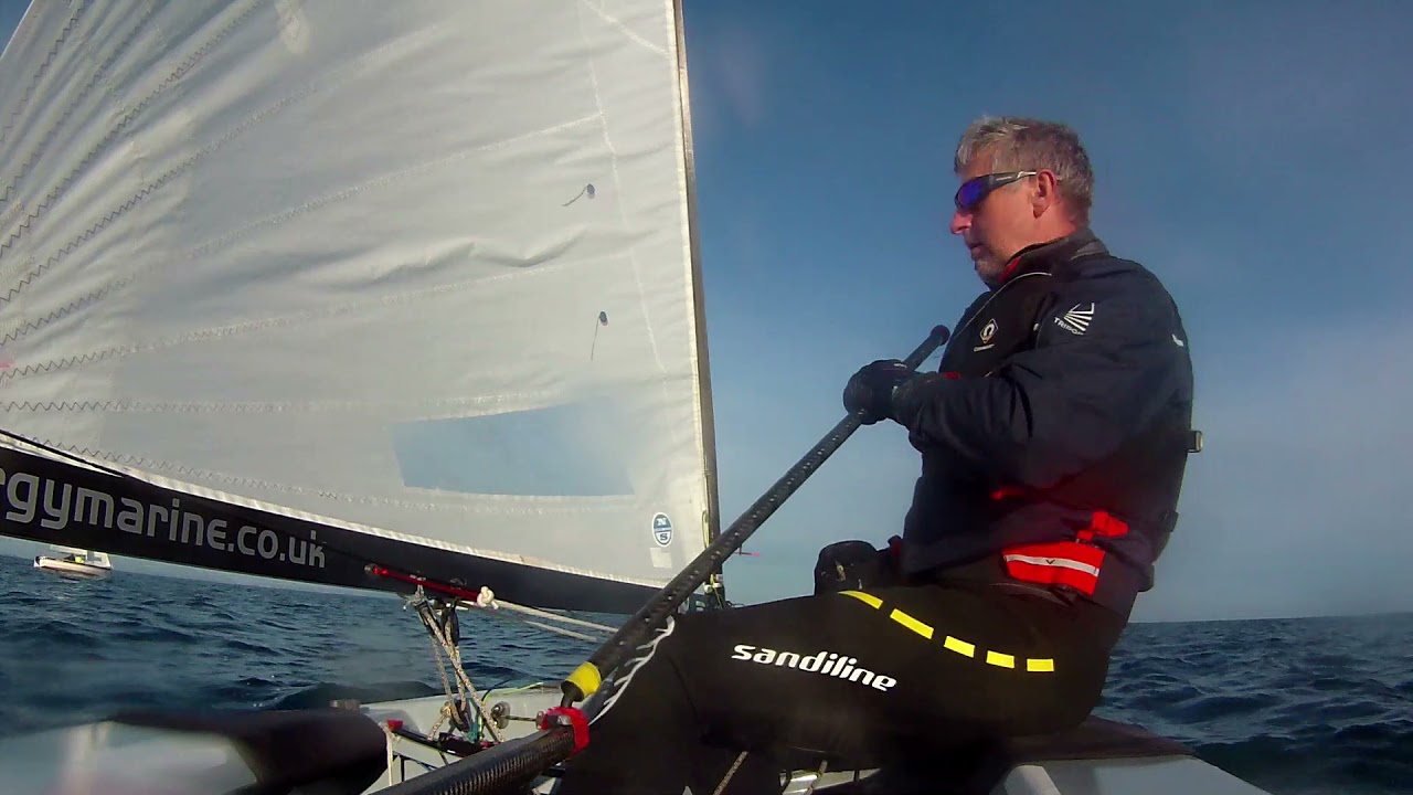 OK Dinghy sailing Christchurch Bay