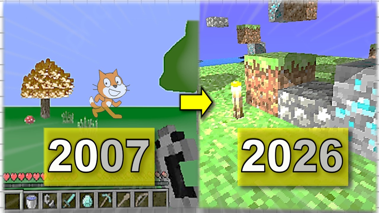 Эволюция 3D-игр на SCRATCH (2007-2026)
