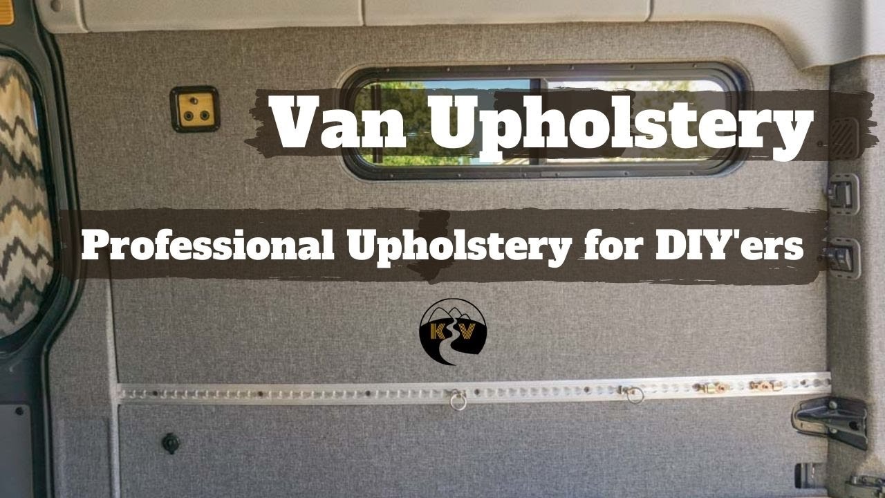 Wall Panel Upholstery - DIY Sprinter Camper Van
