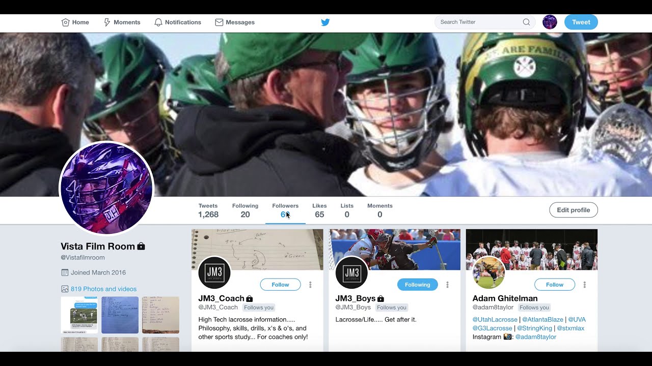Twitter Film Room Micro-training - JM3 Sports
