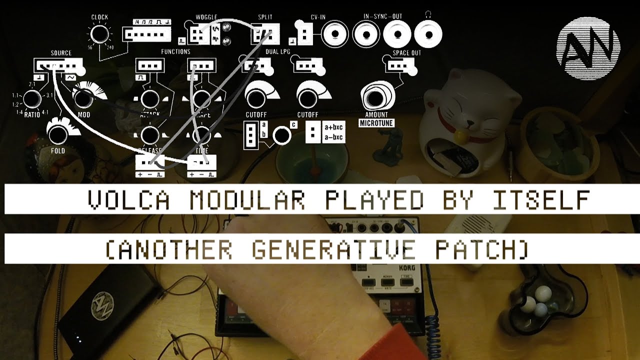 Volca Modular played by itself (Another generative patch)