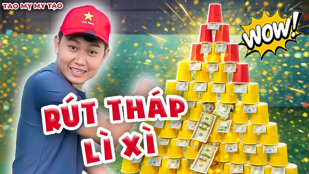 Tạo Báo Chơi Lớn Cho Team Rút Tháp Lì Xì - Chuyến Này Ăn Đậm! | Tao Mỵ My Tạo