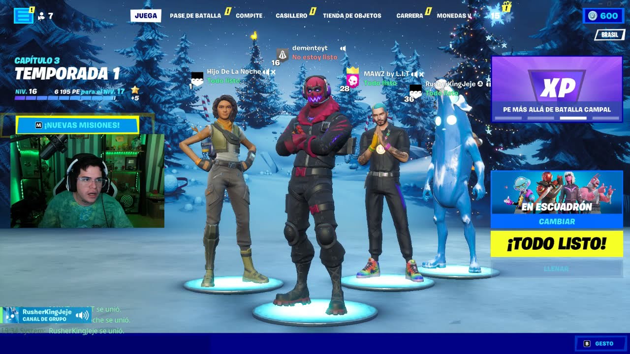 EL DEMENTE JUEGA FORTNITE Y FALL GUYS CON LIT KILLAH, TIAGOPZK Y DUKI (STREAM COMPLETO)