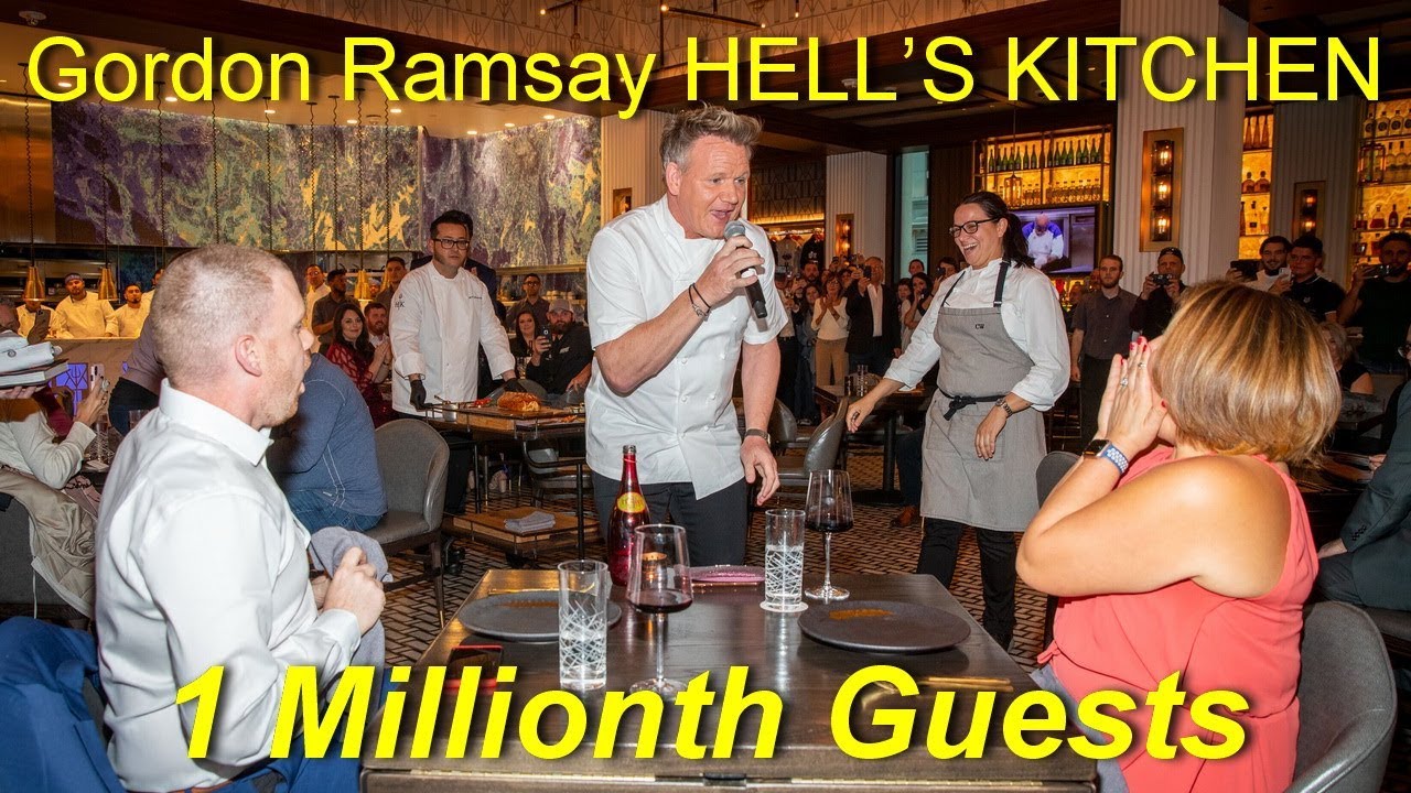 Gordon Ramsay HELL’S KITCHEN Surprises Their 1 Millionth Guests
