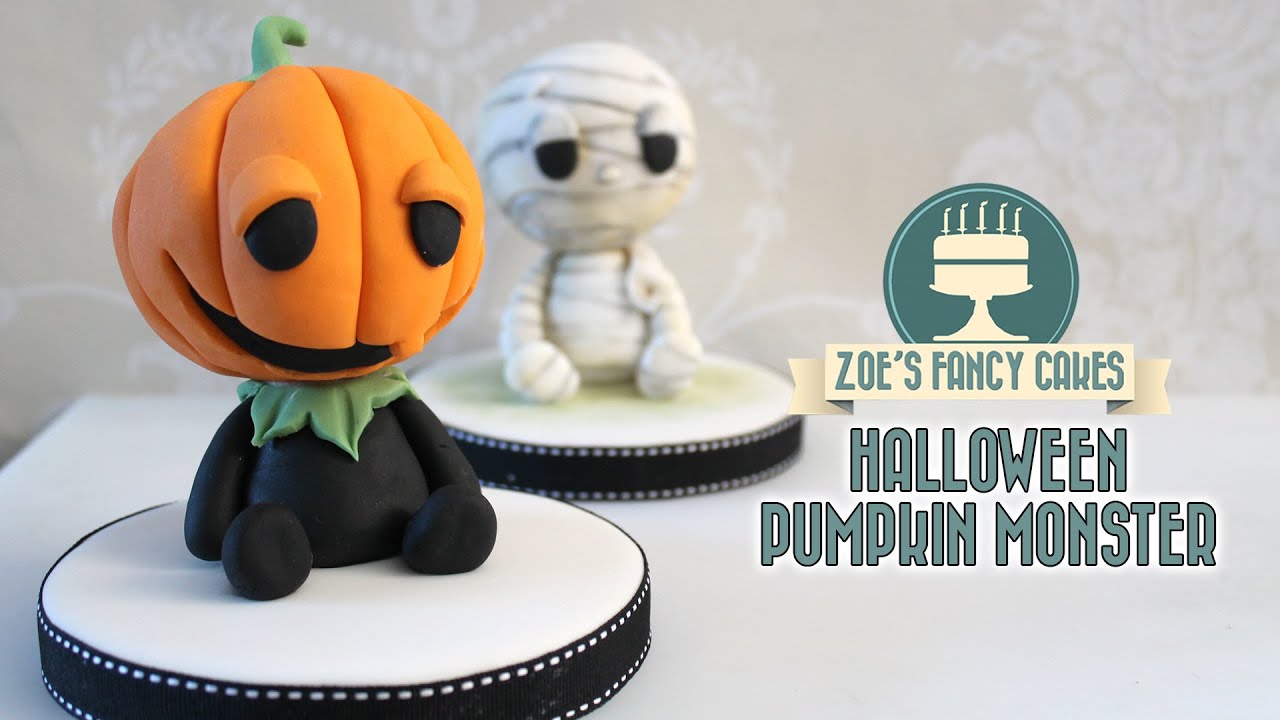 Pumpkin monster cake topper HALLOWEEN COLLABORATION