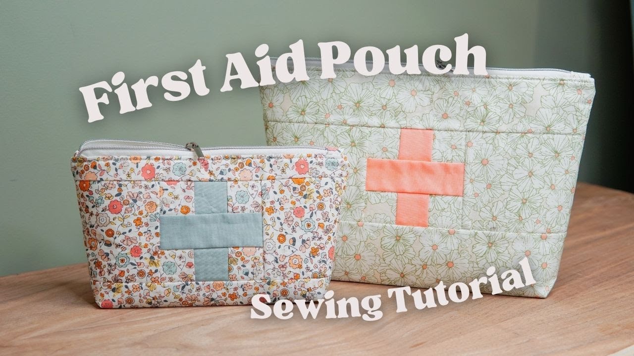 How to sew a First Aid Travel Pouch | Beginner Friendly | Mini Essential Case