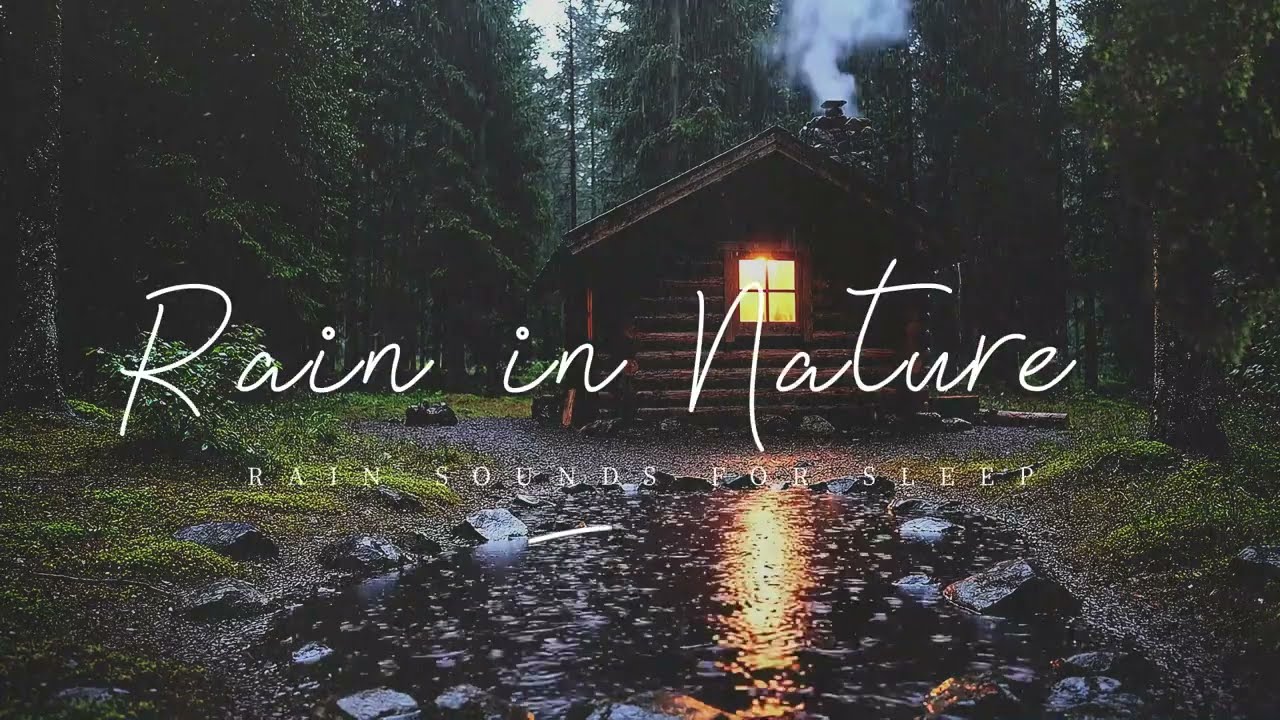 Rain Sound For Sleep | Calm Rain in the Woods | Deep Rest Sounds