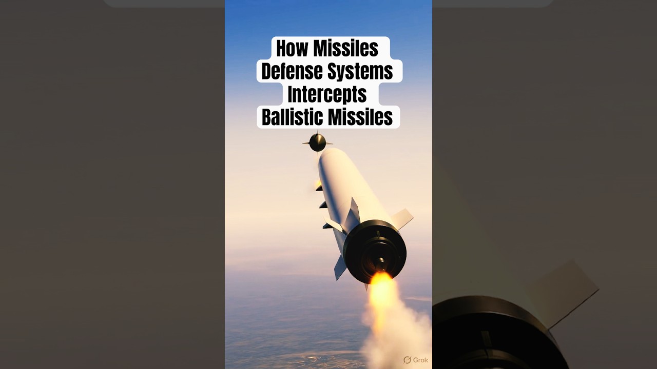 How Missile Defense Systems Intercept Ballistic Missiles? #engineering #defense #shorts #reels
