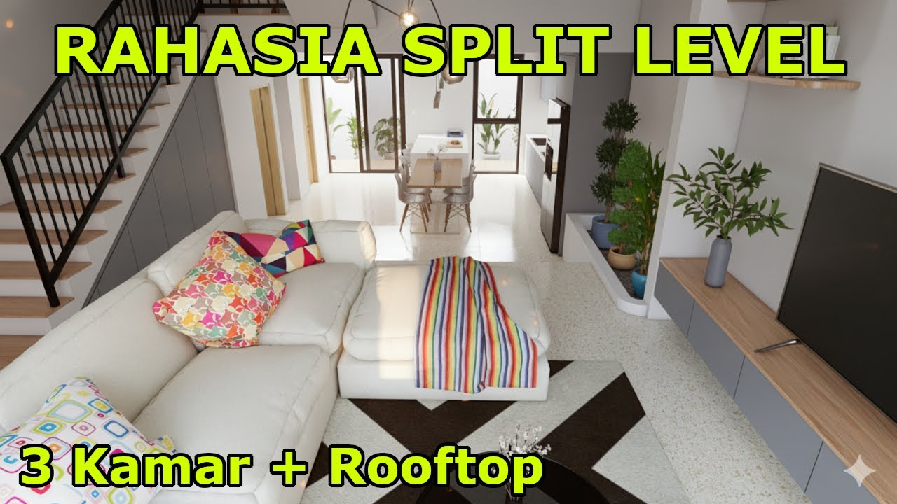 LUASNYA NIPU MATA! Rumah Ini Punya Rooftop & Interior Rasa Hotel!