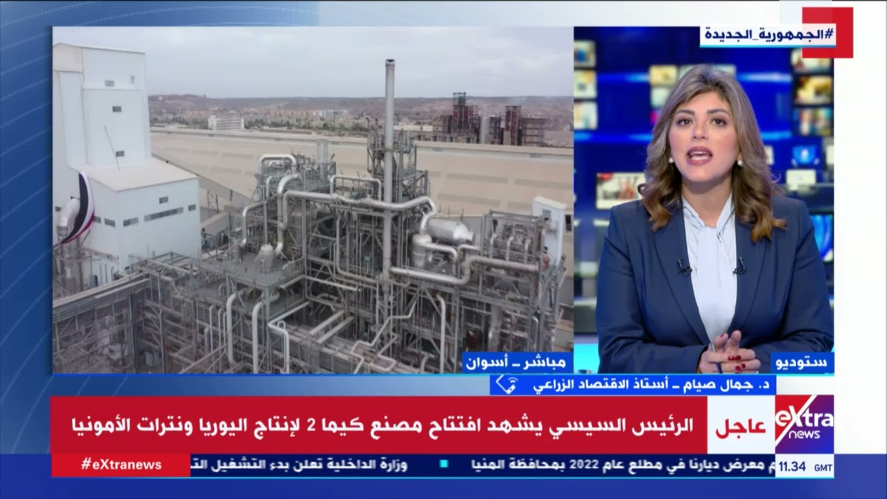 د. جمال صيام أستاذ الاقتصاد الزراعي يوضح كيف سيسهم مصنع كيما أسوان 2 في زيادة الإنتاج المحلي