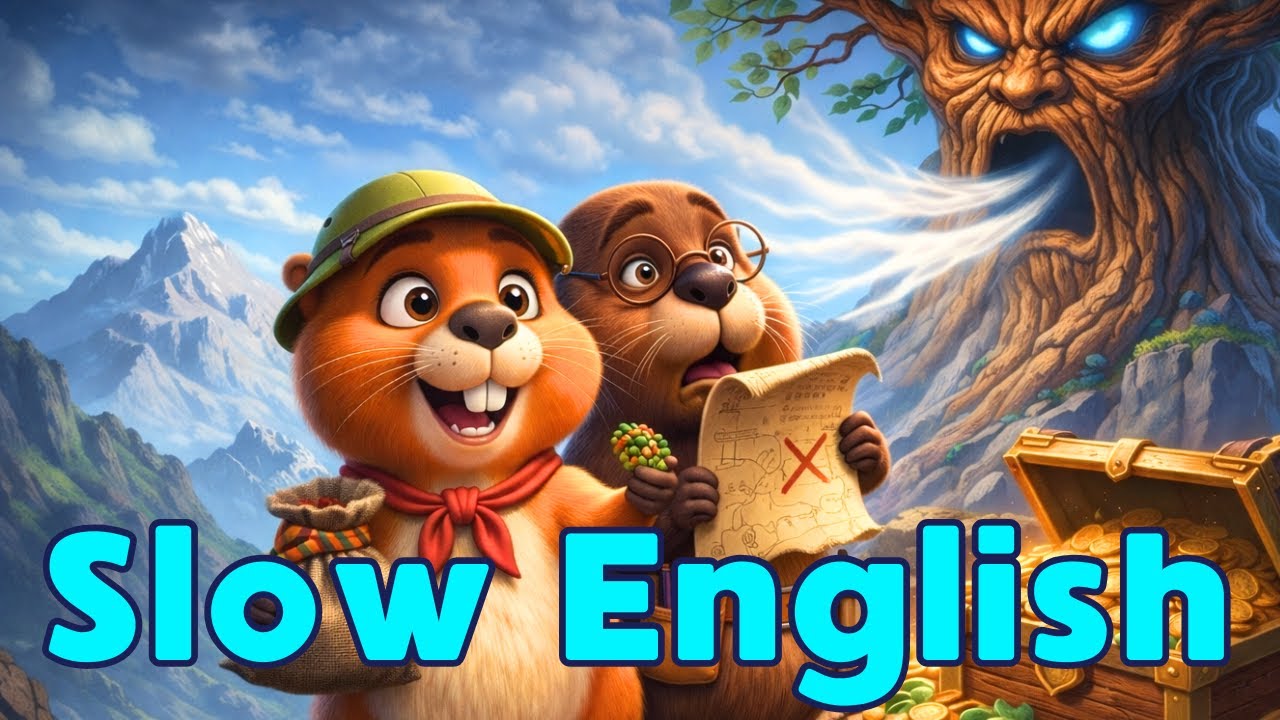 Billy and Bob’s Beaver Adventure 🦫 | Slow English Story 