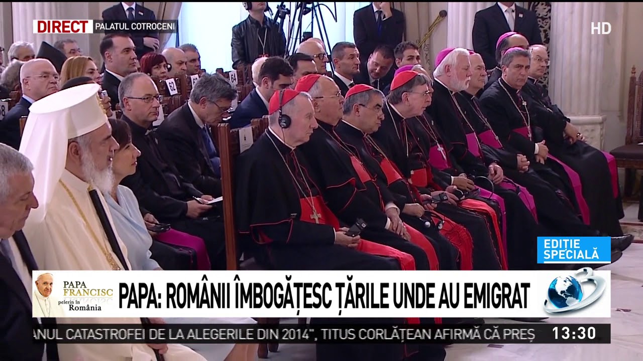 Discursul emoţionant al Papei în faţa românilor: Dumnezeu să binecuvânteze România!