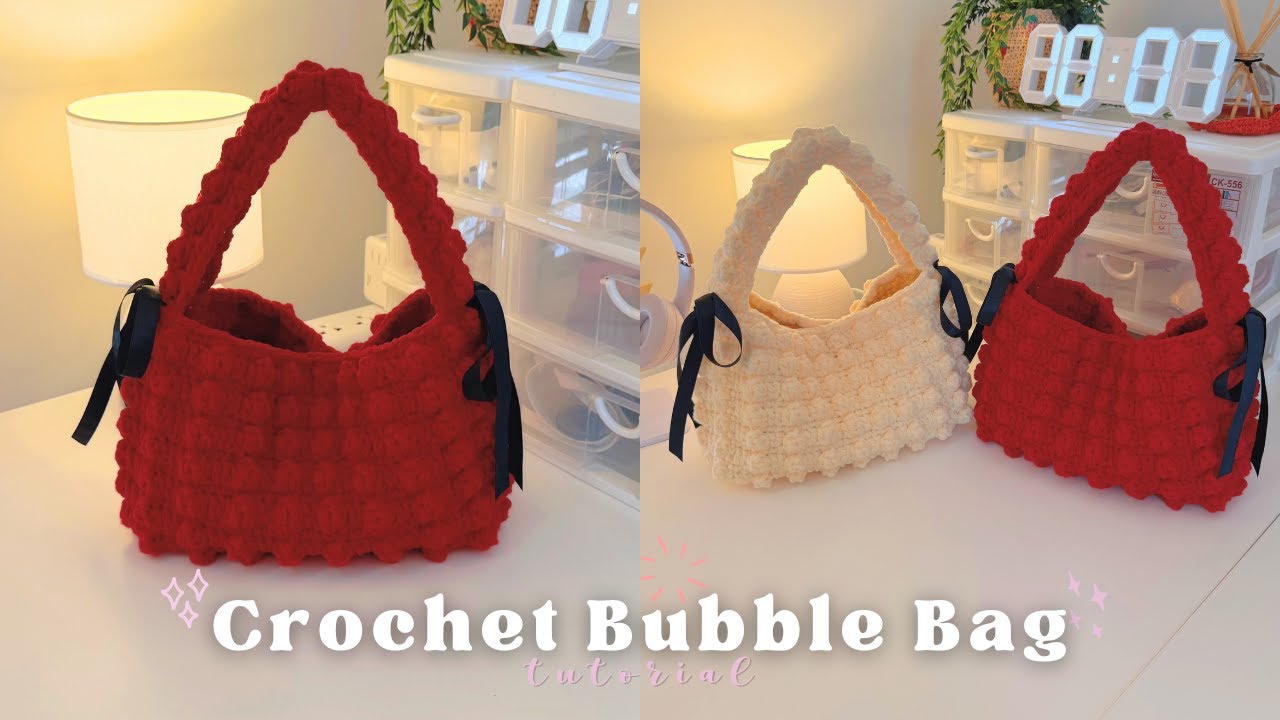 Crochet Bubble Bag Tutorial EP.90 | KJ Korn