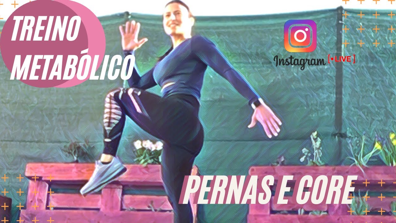 Instagram LIVE 5  (23 Março) - Treino Metabólico de Pernas e Core | Carolina NOW