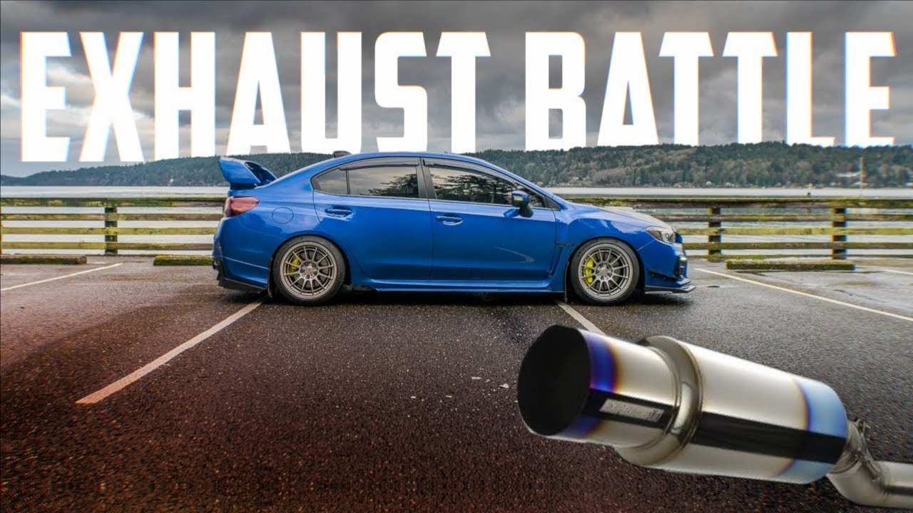 TOMEI EXHAUST VS NAMELESS, AWE TOURING, GREDDY | 2015 - 2020 SUBARU WRX STI