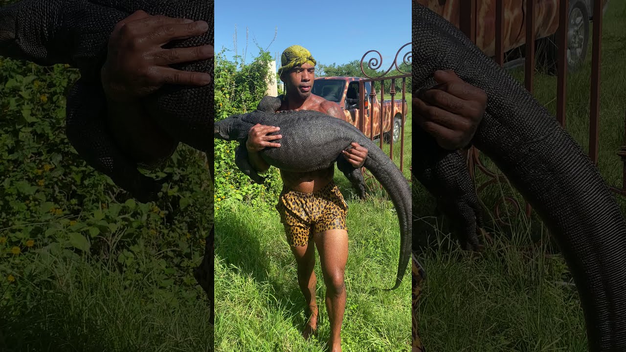 100 POUND PET LIZARD LOOKS LIKE KOMODO DRAGON | THE REAL TARZANN