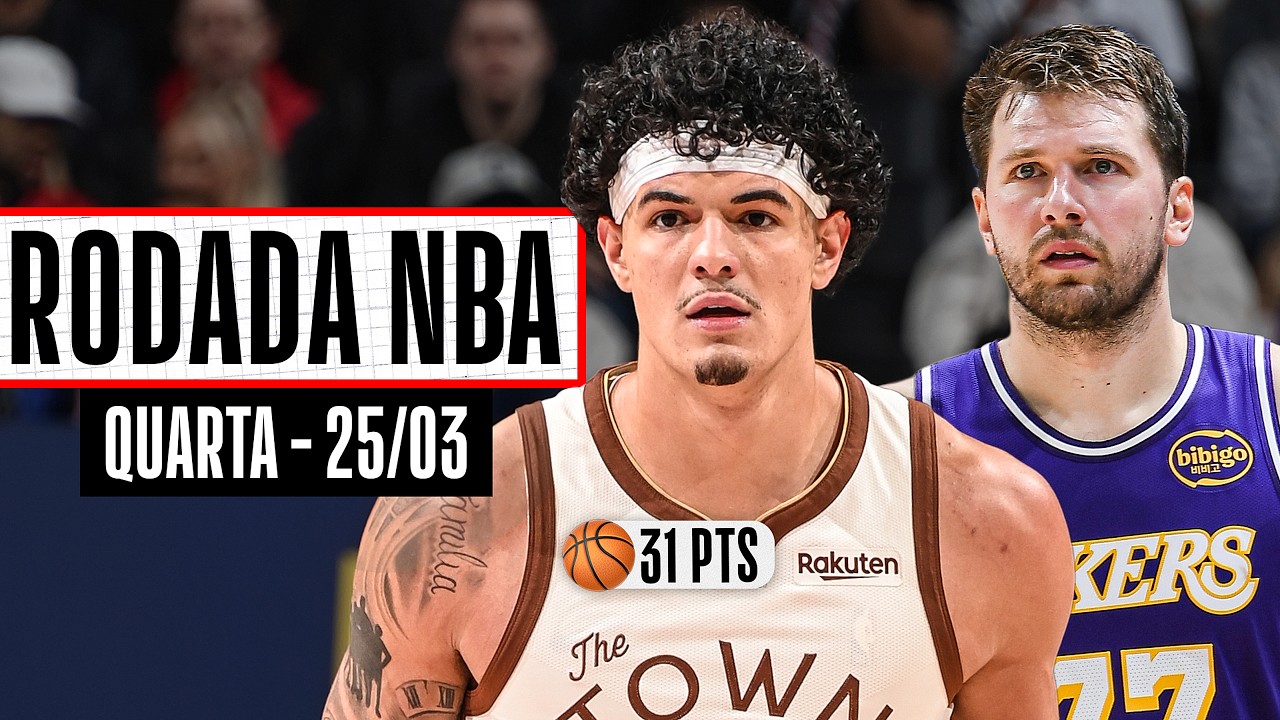 GUI SANTOS BATE RECORDE PELOS WARRIORS! DONCIC ENCANTA NOS LAKERS! - Rodada NBA 25/03