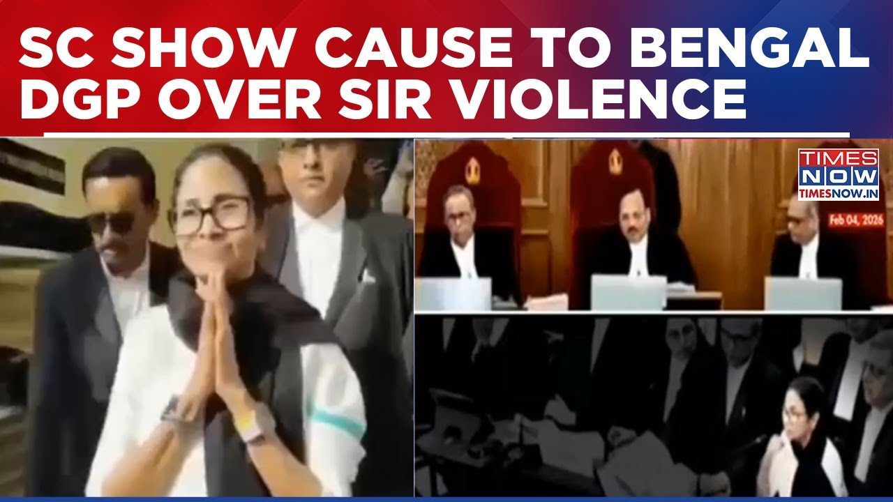 Supreme Court Seeks Bengal DGP’s Reply On Violence Against ECI Officials During SIR Exercise