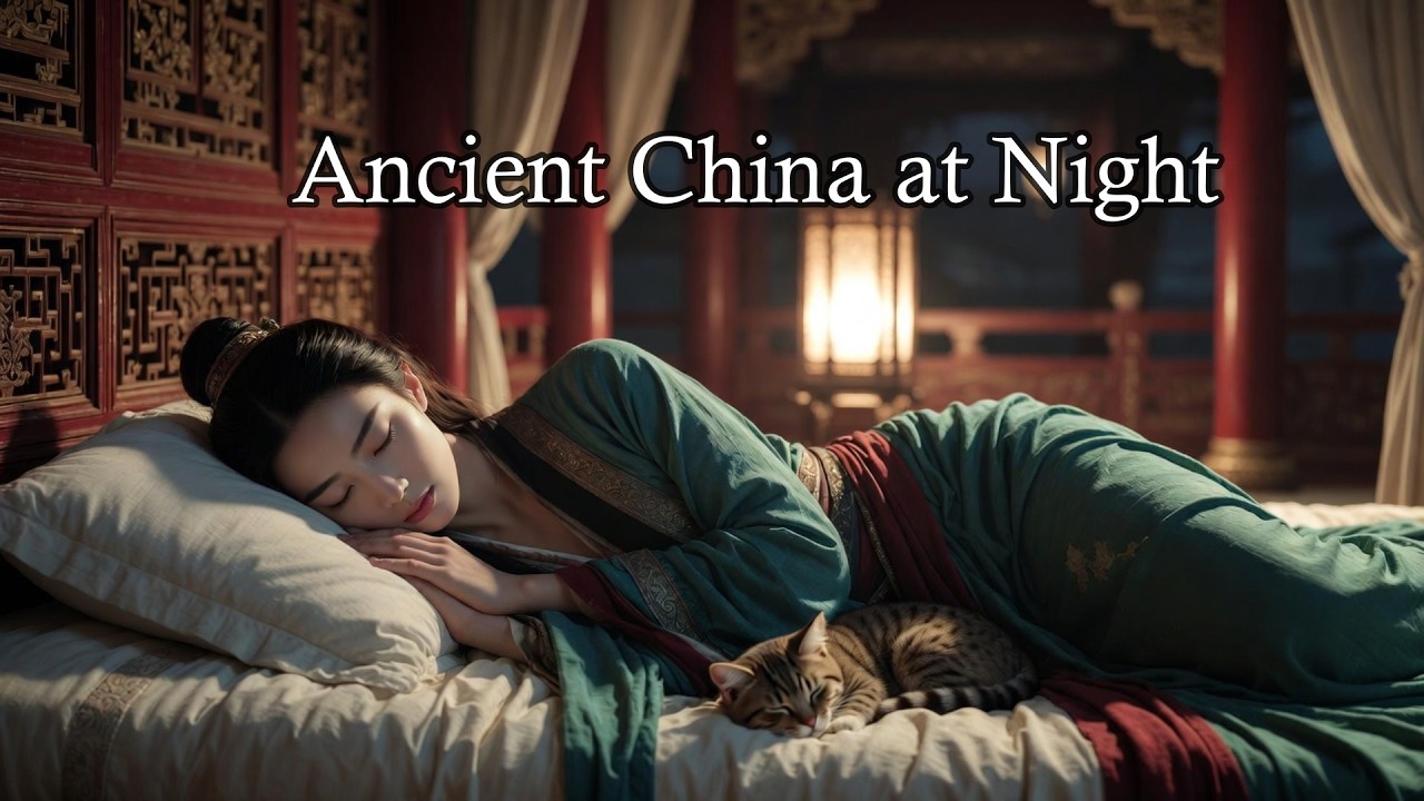 Ancient China at Night Rain Sounds for Deep Sleep