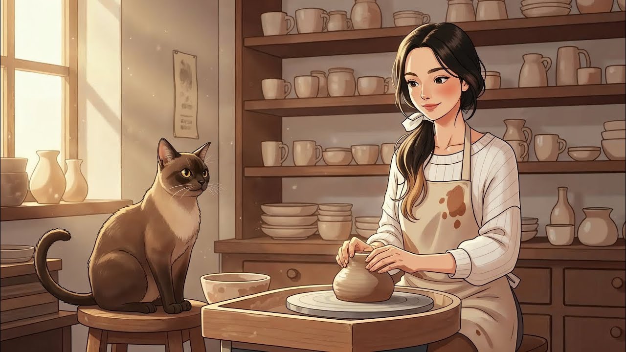 When Your Hobby Becomes Your Career | Cozy Pottery Studio Day | Little Dear Life