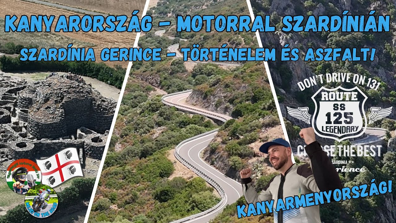 Szardínia gerince - Történelem és aszfalt! - Kanyarország - Motorral Szardínián! 8/10