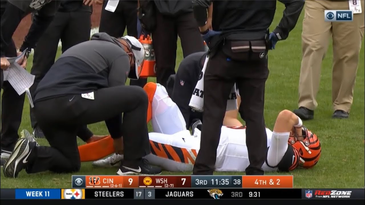 Joe Burrow Torn ACL vs Washington Football Team