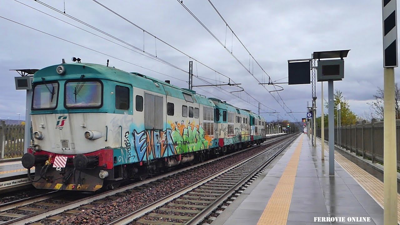 TRENI DI OGNI GENERE SUL LUNGO RETTILINEO DI TRIESTE AIRPORT !!
