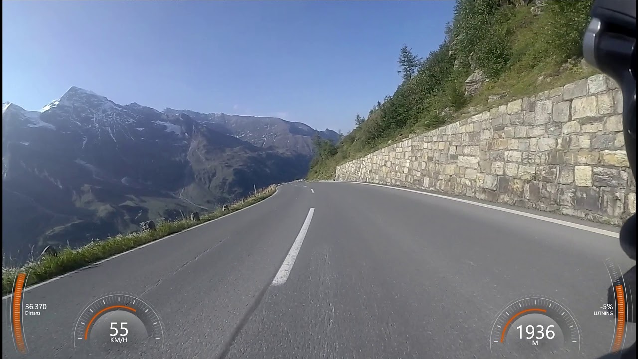 Grossglockner Edelwei&szlig;spitze Downhill 80km/h