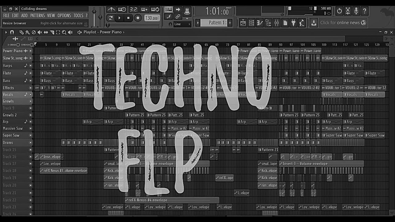 FREE Dark Techno 2018 Full FLstudio Project (FLP)
