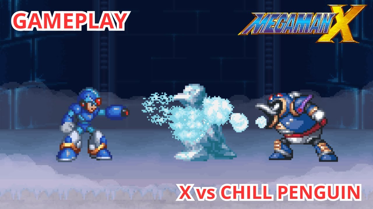 X против ЧИЛЛ ПИНГВИНА | ГЕЙМПЛЕЙ В СТИЛЕ MEGA MAN X PS1 | КЕНСУ УИЛЬЯМ