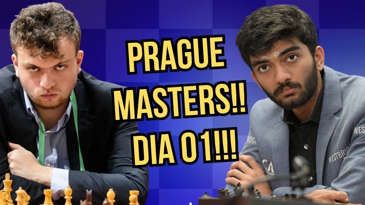 GUKESH VS HANS NIEMMAN!! Começa Hoje o PRAGUE CHESS MASTERS!!!