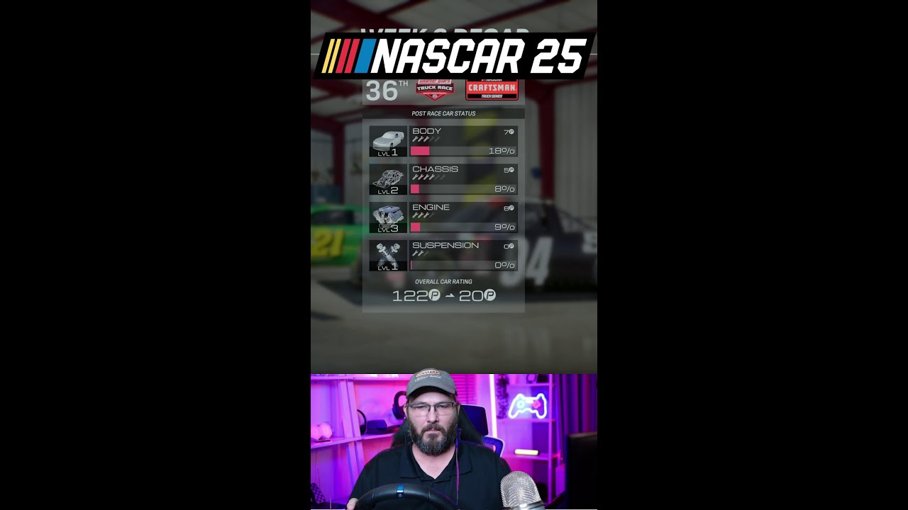 🟩 I am beginning my career in the craftsman Truck series in Nascar 25 (Portrait)