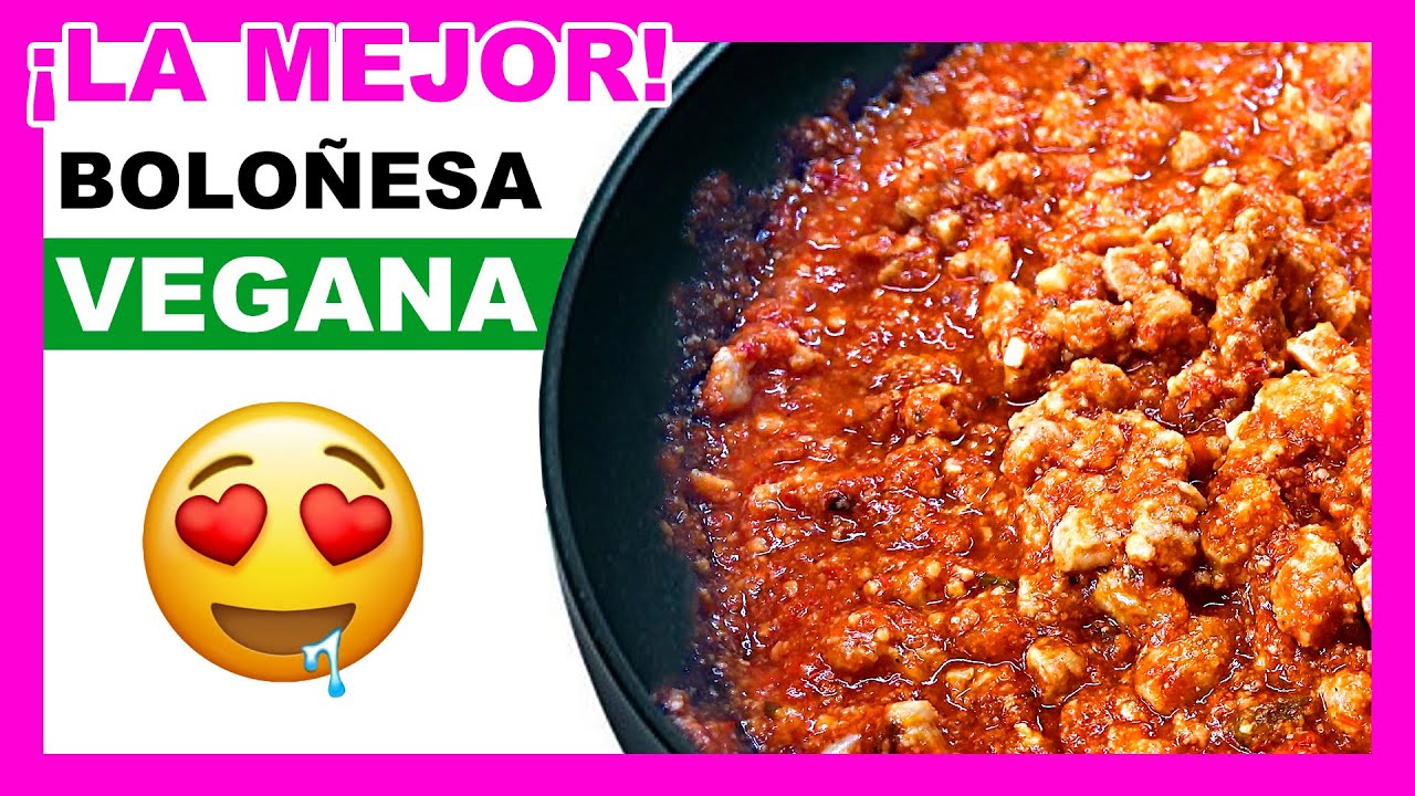 La MEJOR BOLOÑESA VEGANA ¡Fácil y rápida! [ALTA EN PROTEÍNA]🤤