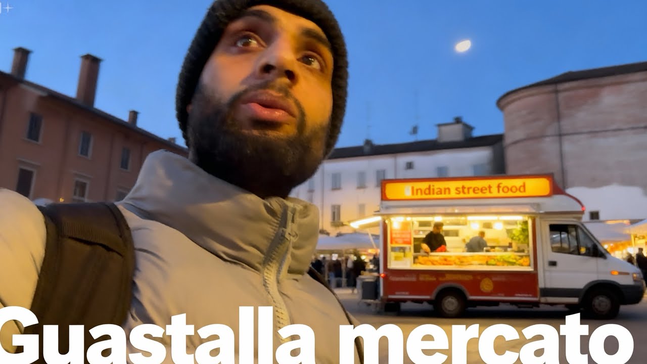 IndianStreetFood/ Guastalla mercato /#italywale /#indianfood 