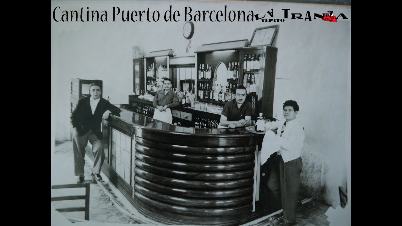 Tepito: Cantina El Puerto de Barcelona con más de 100 años de antigüedad.