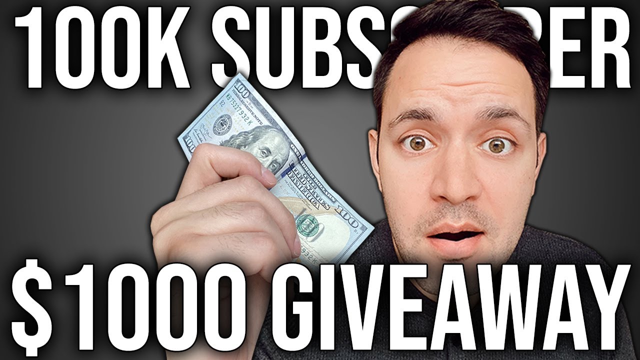 100K SUBSCRIBERS IN 1YR | $1000 GIVEAWAY