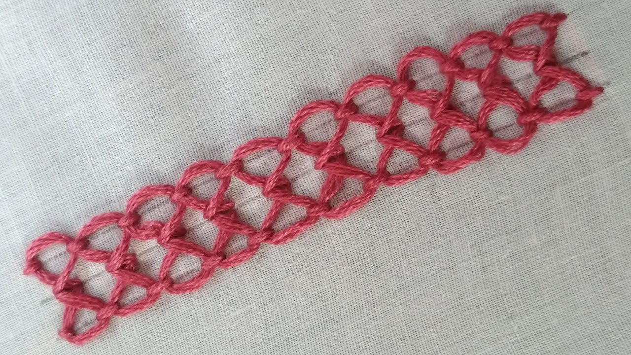 New Stylish Design, Hand Embroidery Work, Unique Hand Embroidery Pattern,