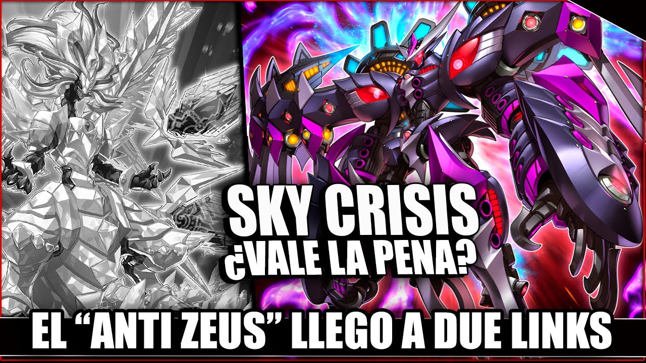 EL BOTON DE SURRENDER? SKY CRISIS "EL ANTI ZEUS" LLEGO A DUEL LINKS! ¿VALE LA PENA?