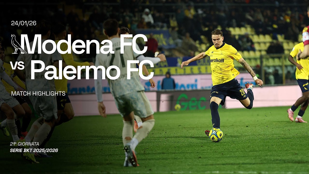 Highlights Serie BKT: Modena - Palermo 0-0