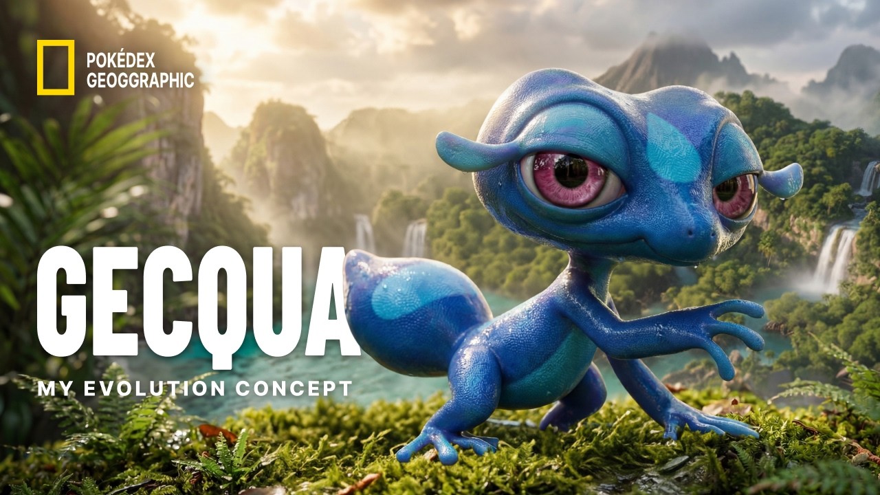 What If Gecqua Evolved Like This? | Gen 10 Pok&eacute;mon Concept