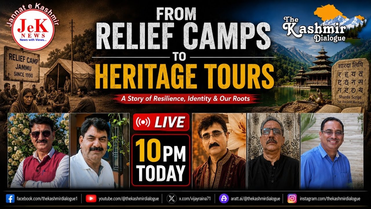 From #ReliefCamps to #Heritage #Tours | #Live Debate