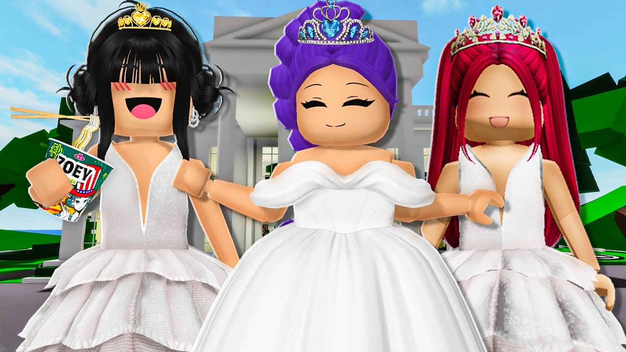 LE MARIAGE DES HUNTRIX KPOP DEMON HUNTERS DANS ROBLOX BROOKHAVEN RP