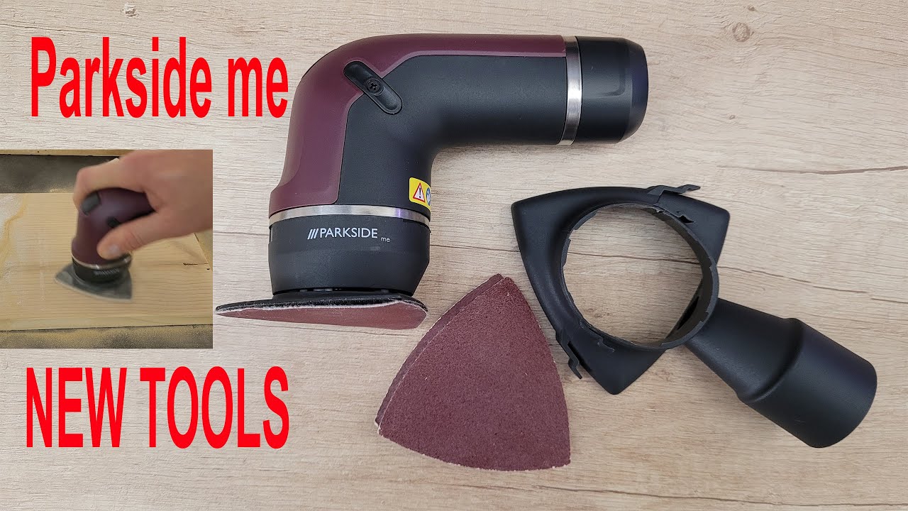 Parkside me Cordless Detail Sander PMDSA 4 A1 FULL REVIEW