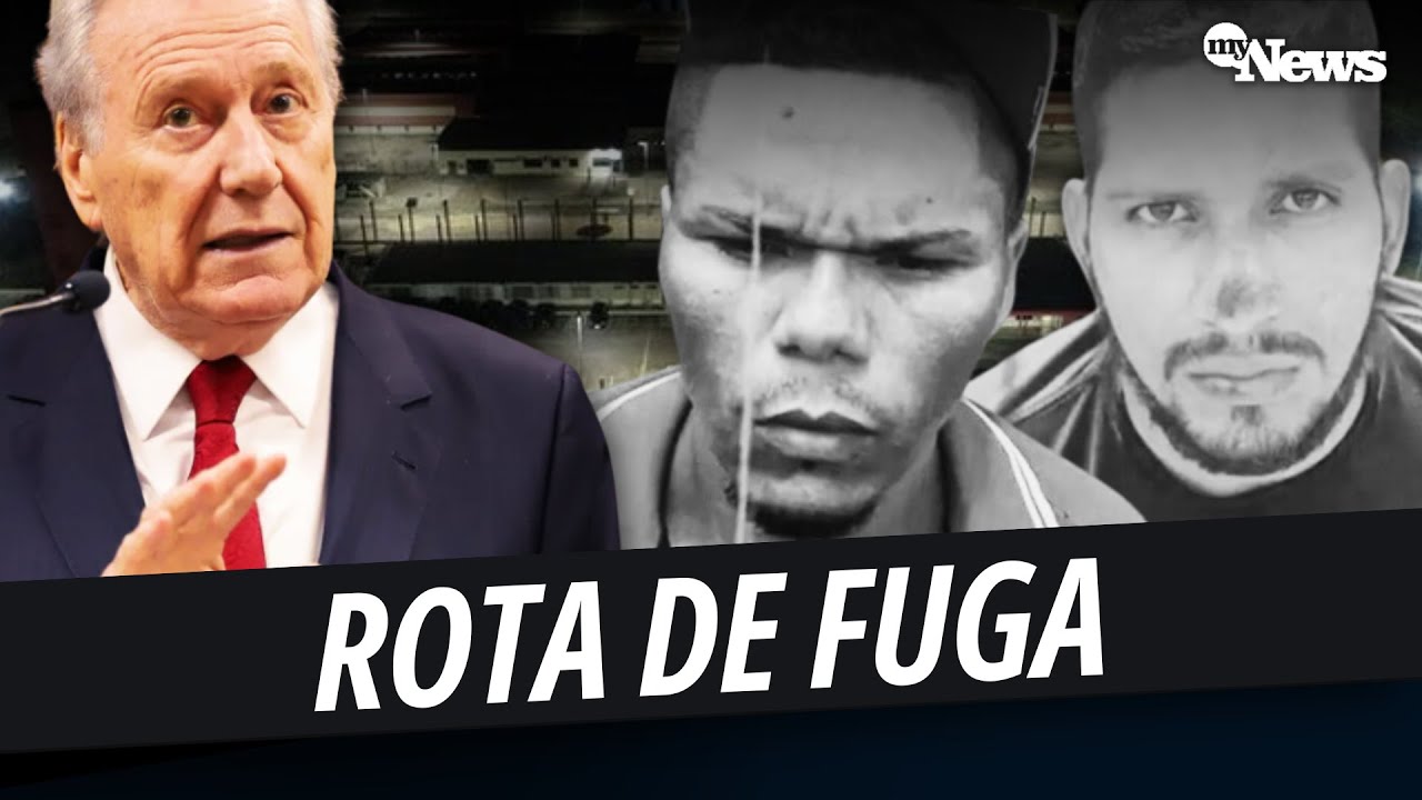 VEJA POSSÍVEL ROTA DE FUGA: FUGITIVOS FORAM ENCONTRADOS A 1.600 QUILÔMETROS DA PENITENCIÁRIA