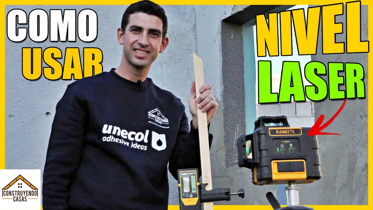 🔶¿Como USAR un NIVEL LASER autonivelante? 🔶 7 EJEMPLOS de USO | KAIWEETS KT360A