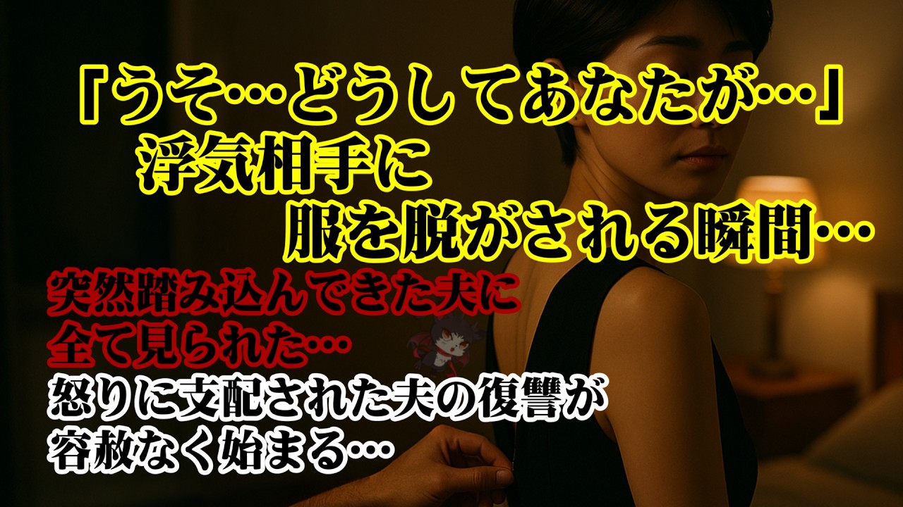 【離婚】「うそ…どうしてあなたが…」浮気相手に服を脱がされる瞬間…突然踏み込んできた夫に全てを見られた…→怒りに支配された夫の復讐が容赦なく始まる…【シタ妻】