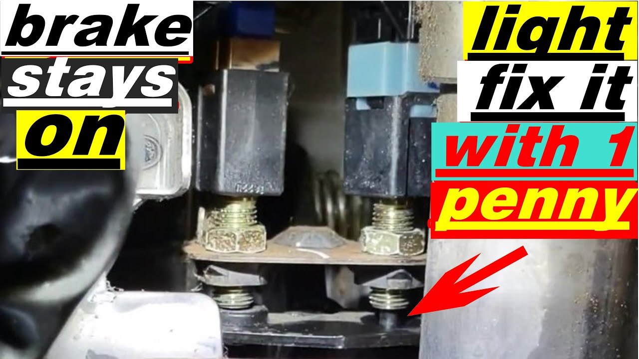 Nissan Pathfinder Frontier Brake Lights Stay On Wont Turn Off How To Fix It With Only 1 Penny