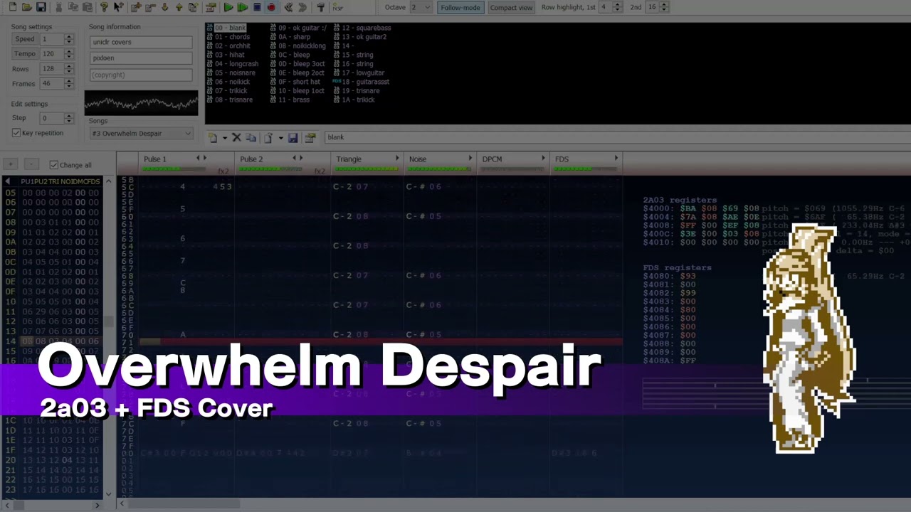 Overwhelm Despair [Famitracker FDS Cover]