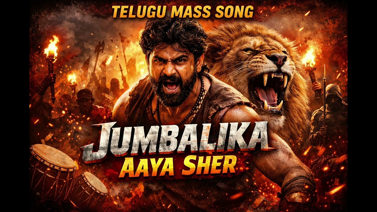 Jumbalika Aaya Sher 🔥 | Telugu Mass Entry Song | High Energy Warrior Anthem | IndiaIgnite