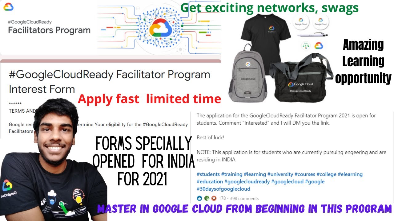 Google Cloud Facilitator Program 2021 | Open for India now | Get amazing #network, #certifications